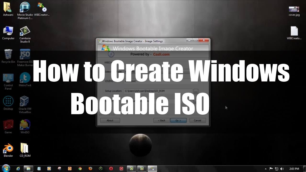 how to boot from iso